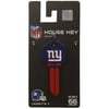 KW1 NFL New York Giants Key #66, Blank Brass Key with Nickel Finish, Chip Resistant