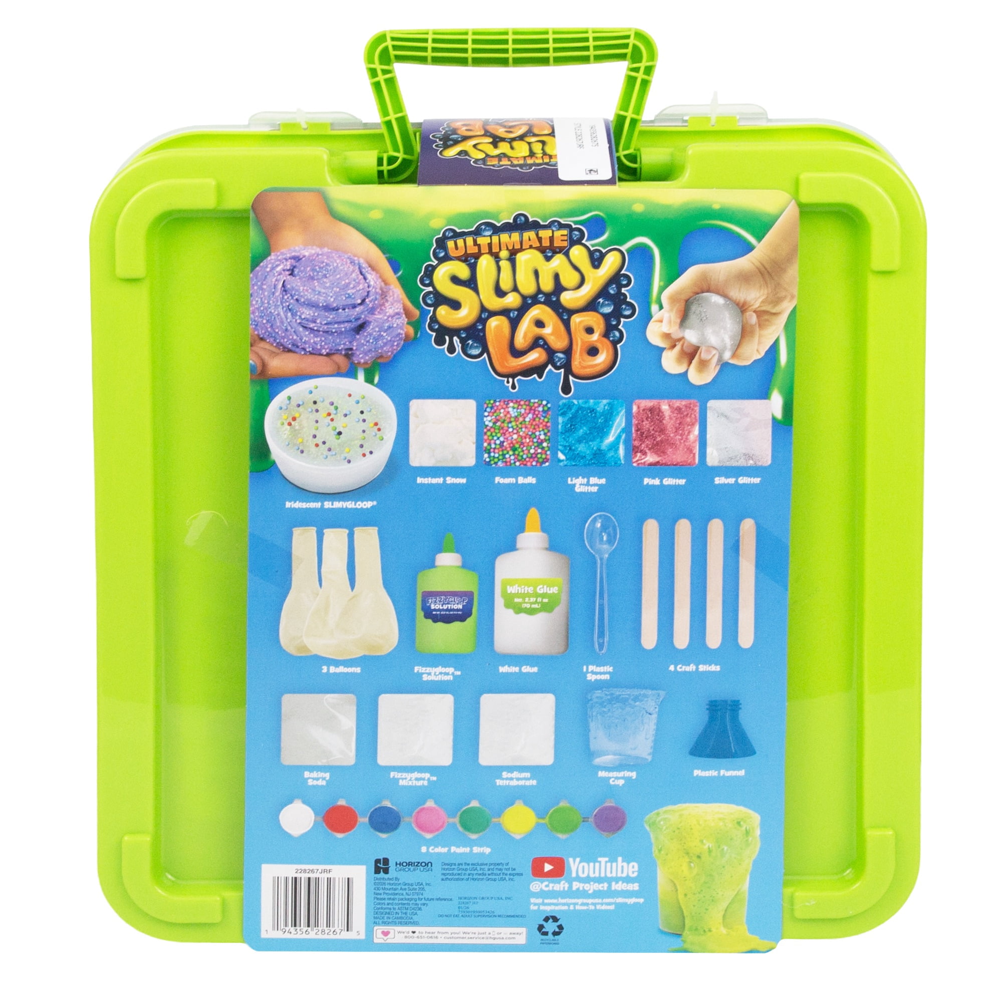 SLIMYGLOOP Ultimate Multicolor Slimy Laboratory, 4-in-1 DIY Slime