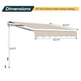 thumbnail image 5 of 13.1'x8.2' Patio Awning Retractable, 5 of 7