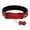 Red, variant on Didog Genuine Leather Dog Collar Soft Padded Adjustable for Small Medium Large Breeds Jack Russell Boxer