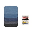 thumbnail image 1 of Autocollant Patch de Serrage Coupe Aléatoire Réparation Genou Autocollant Rond en Denim, 1 of 2