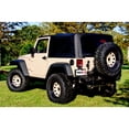 thumbnail image 2 of Rugged Ridge by RealTruck Montana Soft Top for Wrangler JK 2-Door | Black Diamond, Polyester & Cotton Fabric | 13766.35 | Compatible with 2007-2009 Jeep Wrangler JK 2-Door, 2 of 6