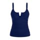 thumbnail image 5 of Traje de Baño de Cobertura Completa de las Mujeres sin Mangas Sólido Empujado Acolchado Traje de Baño con Cuello en V con Detalles, Ropa de Playa de Poliéster Spandex para la Piscina de Verano, 5 of 5