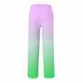 thumbnail image 3 of Fancifize Sweatpants for Girls Boys Soft Fleece Color Block Straight Leg Pants Drawstring Elastic Active Joggers Athletic Outdoor Trousers with Pockets 4-15 Years, 3 of 5