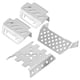 thumbnail image 4 of Placa Protectora de Chasis RC Fugacal de Acero Inoxidable Color Plata, 4 of 8