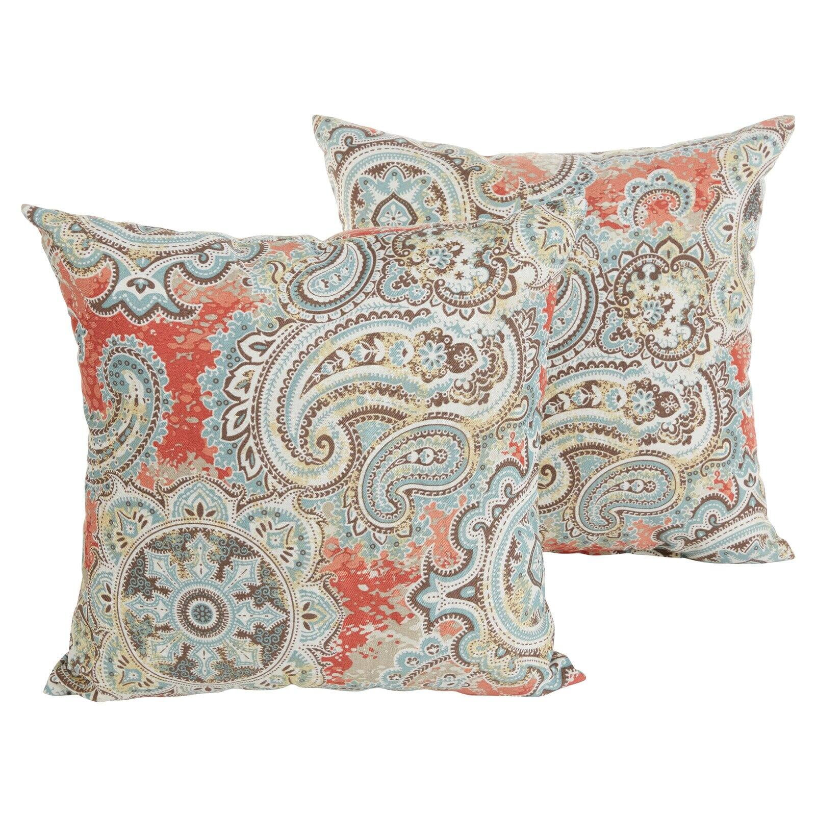 Mozaic Company Houssie Outdoor Knife Edge Square Pillow Set