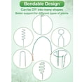 thumbnail image 3 of Alambres Hierro Para Plantas, 1 Rollo 800 Piezas Bridas Flexibles Y Cortables Para Plantas Con 20 Clips, Para Jardín, Flores, Verduras, Soporte Plantas Interior Y Exterior, 3 of 7