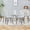 6Black, Clear, variant on Ciphrias Transparent Dining Chairs Set of 4 Clear Plastic Armless Gold Metal Legs for Kitchen Room