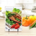 thumbnail image 5 of 6 Inch Plate Holders For Display -10pcs Plate Holder Black Iron Easel Plate Holder Picture Display Stand Metal Frame Holders, 5 of 5