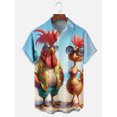 thumbnail image 3 of Camiseta divertida con estampado 3D de animales de dibujos animados para hombre, camisetas de manga corta de secado rápido, ropa informal para hombre, camisa de moda urbana de verano, 3 of 5