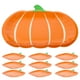 thumbnail image 4 of 25 uds platos de Halloween platos de postre de pastel de vajilla de papel desechable en forma de calabaza, 4 of 5