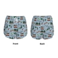 thumbnail image 3 of Gaeub Camping Caravan Print Women's Athletic Shorts,High Waisted Running Shorts,Pocket Sporty Short,Gym Elastic Workout Shorts-X-Large, 3 of 7