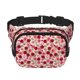 thumbnail image 1 of Balery Rose Flowers Mochila Cinturón para Mujeres y Hombres, Bolsa de Cintura Impermeable de Doble Capa con Correa, 1 of 8