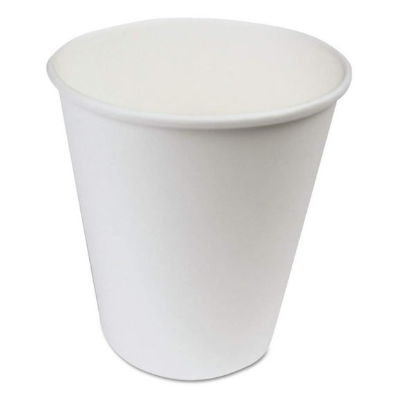 Bilot BWKWHT10HCUP 10 oz. Paper Hot Cups - White (50 Sleeves/Carton, 20/Sleeve)