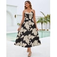 thumbnail image 2 of Vestido largo Annebouti Verano Primavera 2025 para mujer Beige Negro, 2 of 6