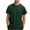 Green, variant on Ohufall Mens Big and Tall T Shirts Fashionable Solid Casual Jacquard Tee Tops Summer Loose Comfy Short Sleeve Crew Neck Shirts