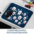 thumbnail image 6 of Tooth Square Desk Mat Gaming Mouse Pad, 8.3x9.8 Inch Non-Slip Rubber Bottom Printed Design - Suitable for Office and Gaming, 6 of 6