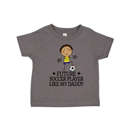 

Inktastic Soccer Player Like Daddy Gift Toddler Boy Girl T-Shirt