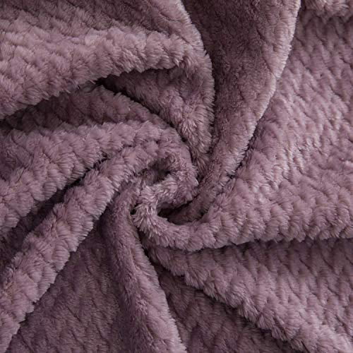 50x60 888-brown, Throw NEWCOSPLAY Super Soft Throw Blanket Premium Silky Flannel Fleece Leaves Pattern Lightweight Blanket All Season Use 