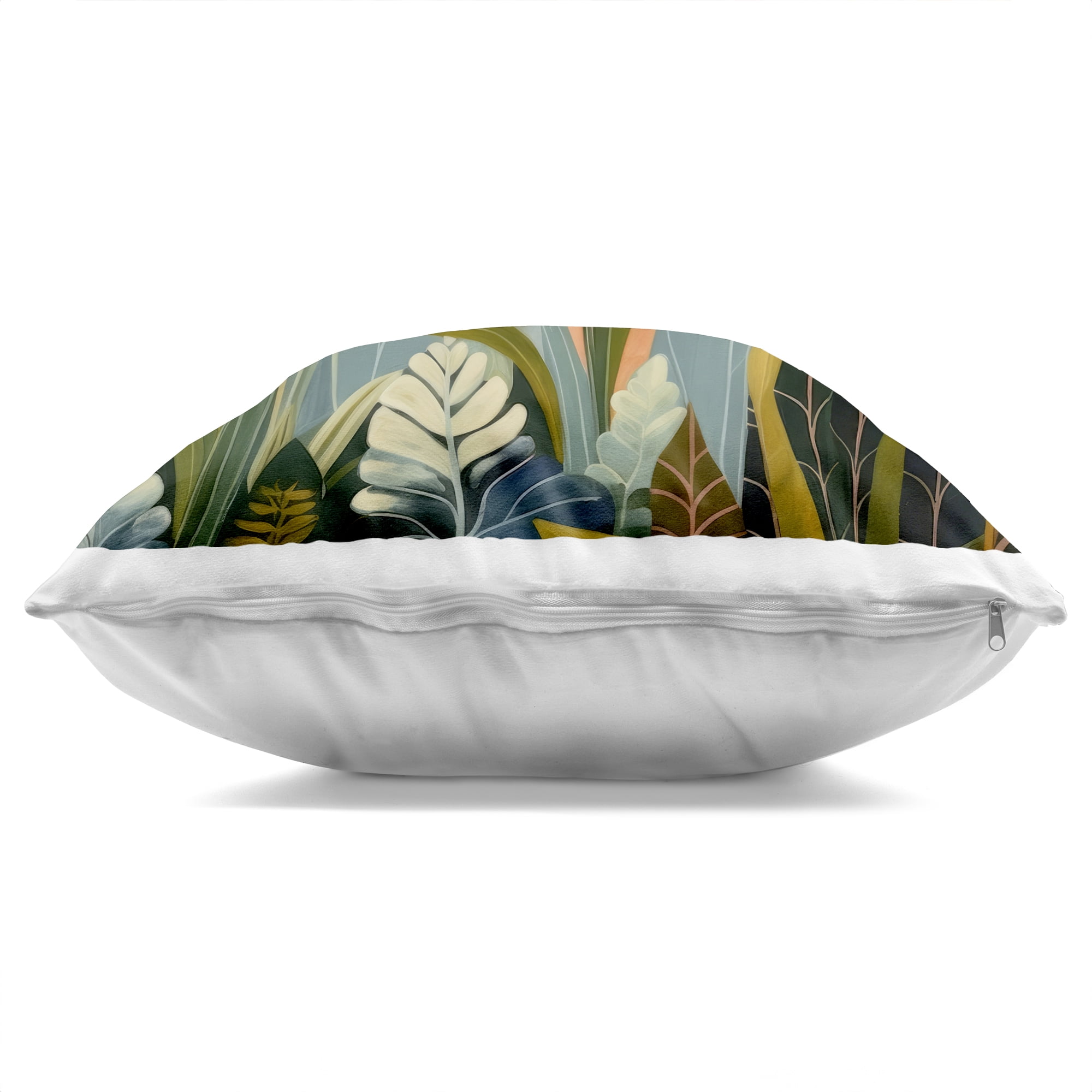 Stupell Industries Tropical Botanical Embrace Decorative Printed Throw Pillow, design by Lazar Studio, 18 x 7 x 18
