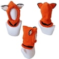 thumbnail image 3 of Gorro de invierno MACHAO con orejeras y bufandas para niños Naranja 2-8 años, 3 of 5
