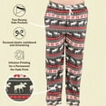 thumbnail image 6 of LazyOne Pajama Pants for Men, Male Pajamas, Cabin Fair Isle, X-small, 6 of 7