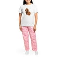 thumbnail image 4 of CafePress - Irish Setter Women's Light Pajamas - Women's Short Sleeve Print T-Shirt and Pants Light Cotton Pajama Set, 4 of 7