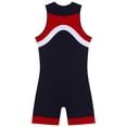thumbnail image 6 of Alvivi Mens One Piece Swimsuit Wetsuit Sleeveless Zip Up Bodysuit Bathing Suit Sport Unitard Beachwear Red M, 6 of 7