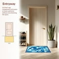 thumbnail image 3 of ODIKA 4'x6' Machine Washable Non-Slip Area Rug, Seaside Artisan Scrollwork Symphony High Traffic Rug, Blue, 270912, 3 of 7