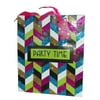 "Paper Craft ""Party Time"" Glitter Party Gift Bag, 12 X 10 inches"