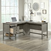 Sauder Cottage Road Engineered Wood L-Shaped Computer Desk in Mystic Oak
