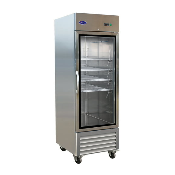 Valpro VP1RG-HC 27" One Section Reach In Refrigerator - (1) Right Hinge Glass Door, 115v
