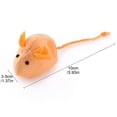 thumbnail image 3 of Slices Soft Plush Catnip Mice Cat Toy, Catnip Toy Mouse Kitten Stuff Kitty Toy Cat Mouse Toy Containing Pure & Potent Catnip Cafe, Cat Valentines Day Toys 1 Count, Red, 3 of 9