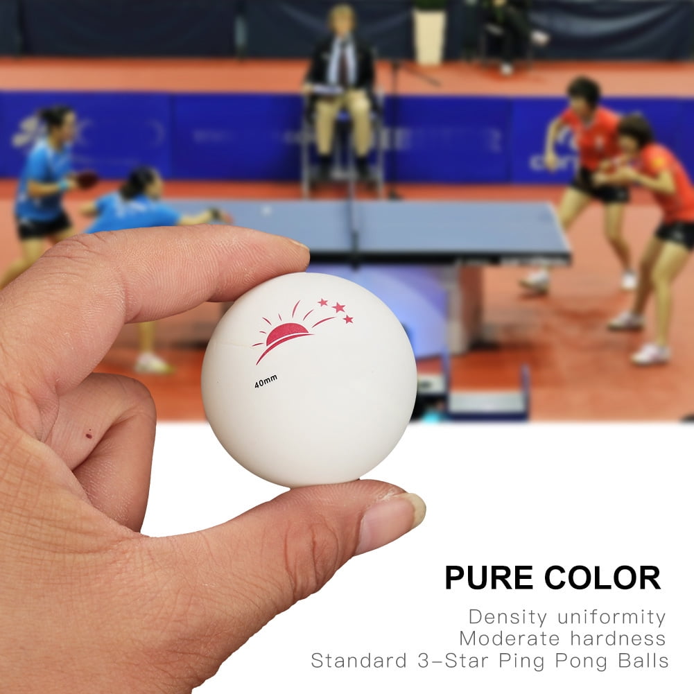 60Pcs Standard Table Tennis Balls Ping-Pong Training Entertainment Ball Sports 