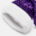 thumbnail image 4 of Sakuulaan Sequin Santa Hats for Adults, Double-Layer Faux Fur Christmas Party Hat, 6 Colors, One Size, 4 of 9