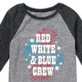 thumbnail image 3 of Instant Message - Americana - Red, White, & Blue Crew - Fireworks - Toddler & Youth Raglan Graphic T-Shirt, 3 of 6