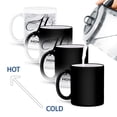 thumbnail image 4 of 3drose, White Marble Monogram H - Howell, 11oz Magic Transforming Mug, 4 of 7