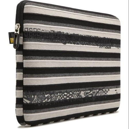 Case Logic 13.3" Laptop Sleeve - Notebook sleeve - 13.3" - gray, black - for Apple MacBook (13.3 in)