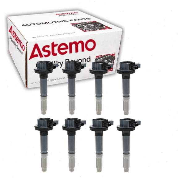 8 pc Hitachi Ignition Coils compatible with Ford Mustang 5.0L V8 2016-2017