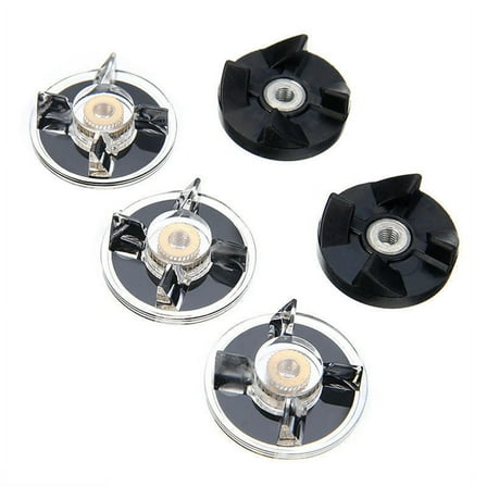 3 Plastic Gear Base & 2 Rubber Gear Replacement Set For Magic Bullet Spare Parts