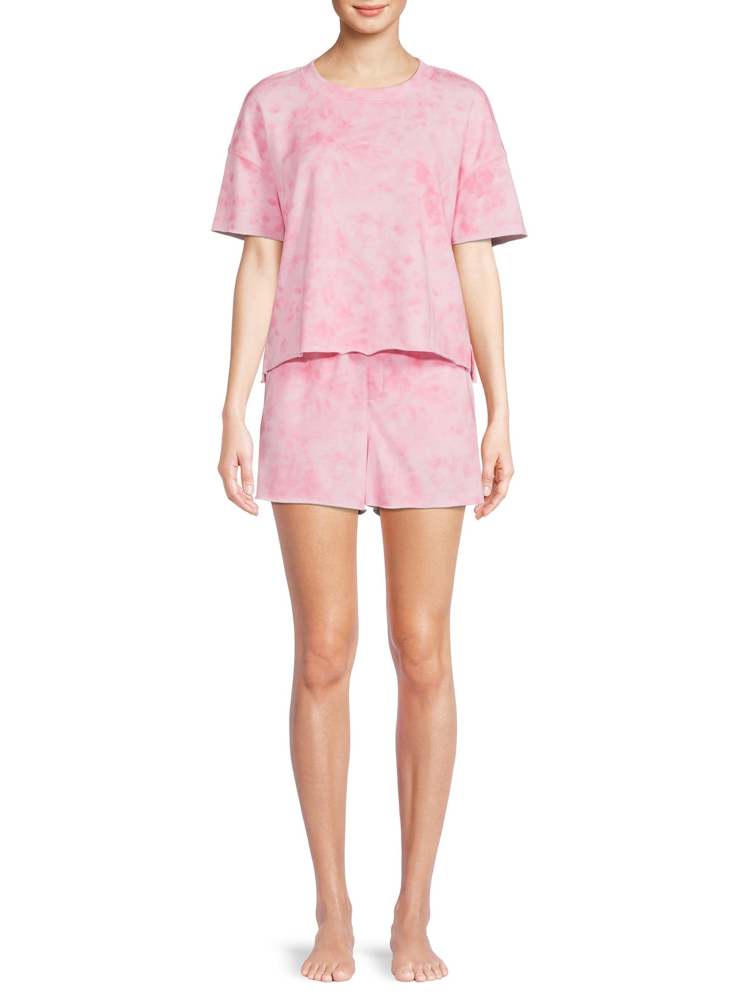 secret treasures tie dye sleep shorts