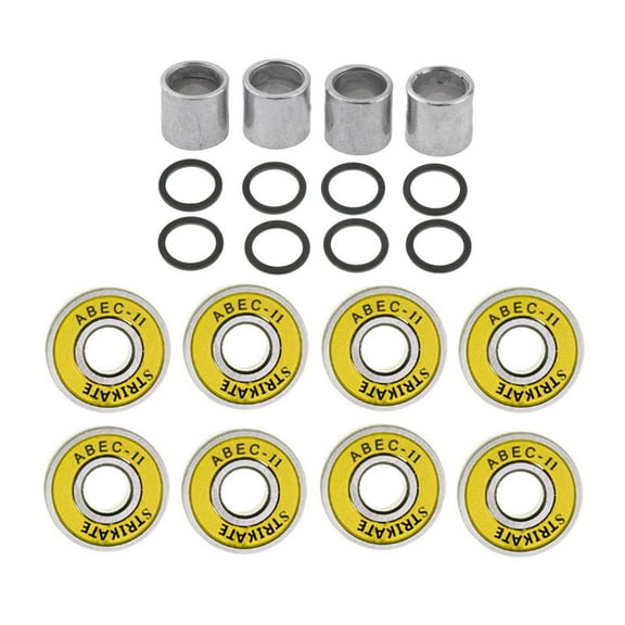ABEC-11 Skateboard Bearing Skates Inline Skates Longboard Bearings Set - Yellow
