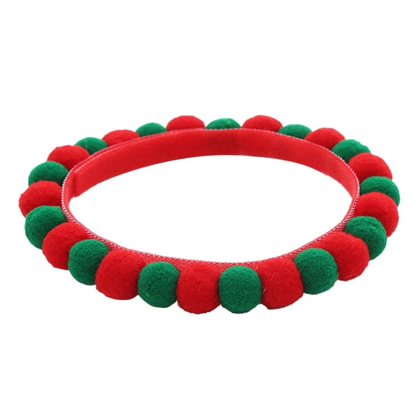 Collar Ajustable Collares de Mascotas con Pompones para Gatos y Perros Pequeños Artículos para Fiestas