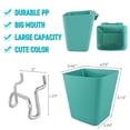 thumbnail image 4 of G.Core 4-Pack Pegboard Cups with Hooks, Peg Board Wall Organizer for Craft Room, Green, 4 of 8