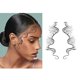 thumbnail image 4 of Borde del pelo del bebé pegatinas impermeable para s mujeres ñas B Zulema Etiquetas engomadas de la rayita, 4 of 6