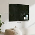 thumbnail image 6 of DOLLAR BOSS Magnetic Whiteboard Dry Erase White Board 24"x18" Black Marble Decorative White Board for Wall White Board for Home Office Decor, Bedroom, Kitchen, Classroom with Magnets & Markers, 6 of 9