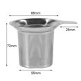 thumbnail image 4 of CAYU Practical Tea Strainer Filter Stainless Steel Tea Infuser Strainer Filter Drinkware Tea Drinking Accessories Kitchen Use, 4 of 8