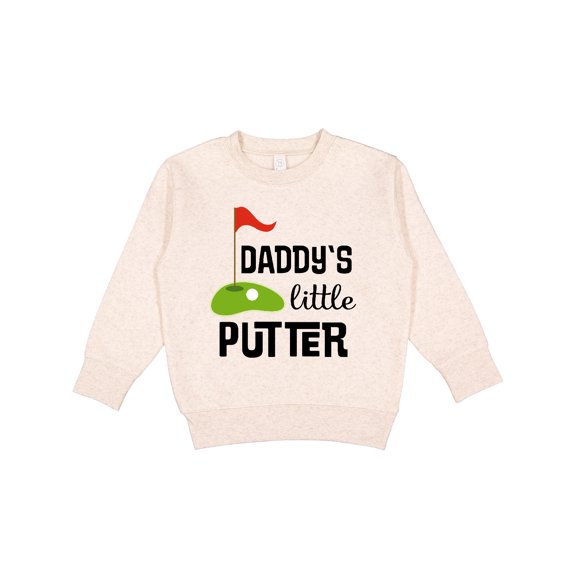 Inktastic Daddy Little Putter Mini Golf Toddler Sweatshirt