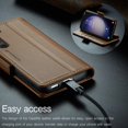 thumbnail image 5 of Nalacover Wallet Case for Motorola Moto G Stylus 5G 2023, PU Leather RFID Blocking Magnetic Clasp Cover with Card Slots Holder Kickstand TPU Shockproof Case for Motorola Moto G Stylus 5G,Brown, 5 of 6