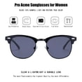 thumbnail image 3 of Azorb Classic Polarized Sunglasses Semi-frameless Retro Sunglasses, 3 of 5